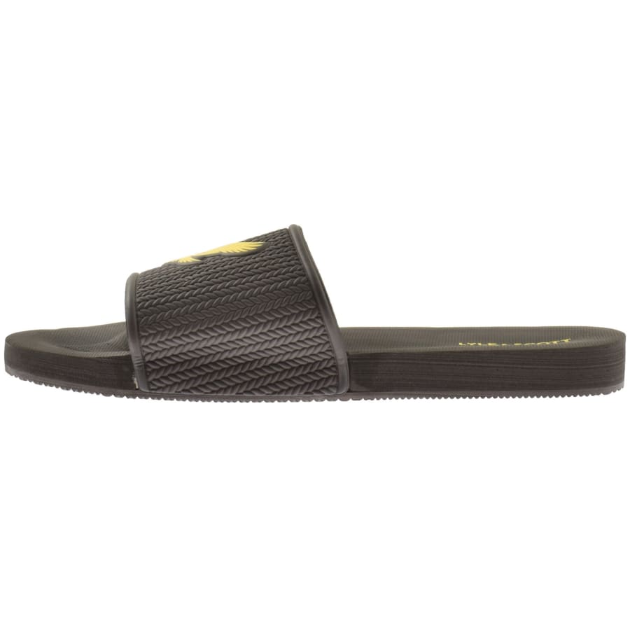 Lyle And Scott Easy Logo Sliders Grey